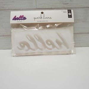 Park Lane Silicone Word Mold
